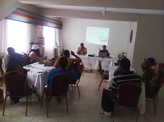 Business planning training workshop in Port Antonio